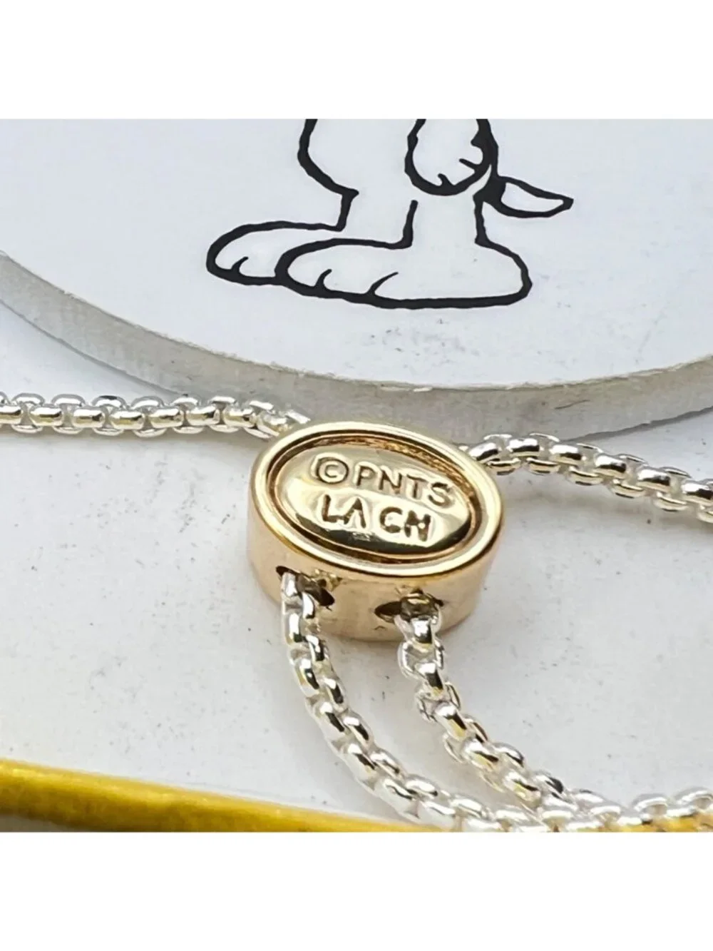 Peanuts Snoopy Love Adjustable Charm Bracelet LA Rocks New Gift Box NIB 2025 - Picture 4 of 11